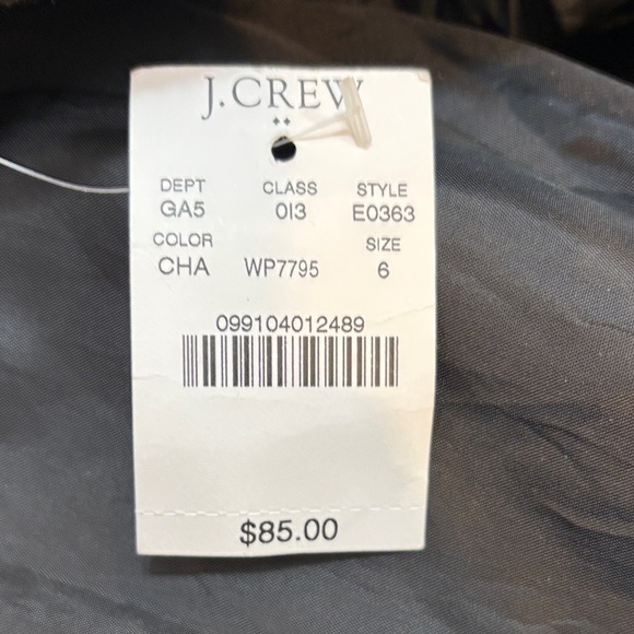 NWT J. Crew Factory Black and White A-Line Skirt - Picture 4 of 6